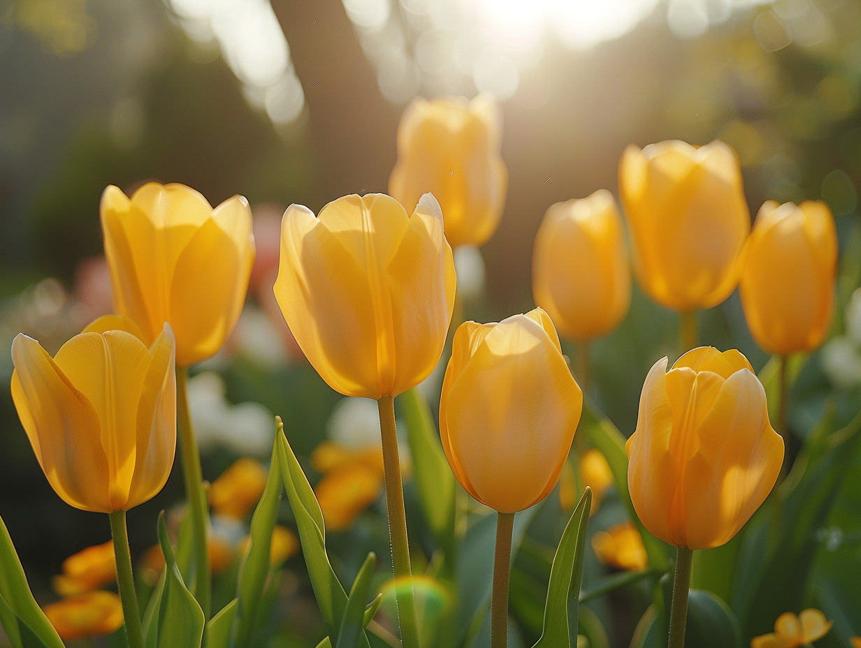 tulipe jaune