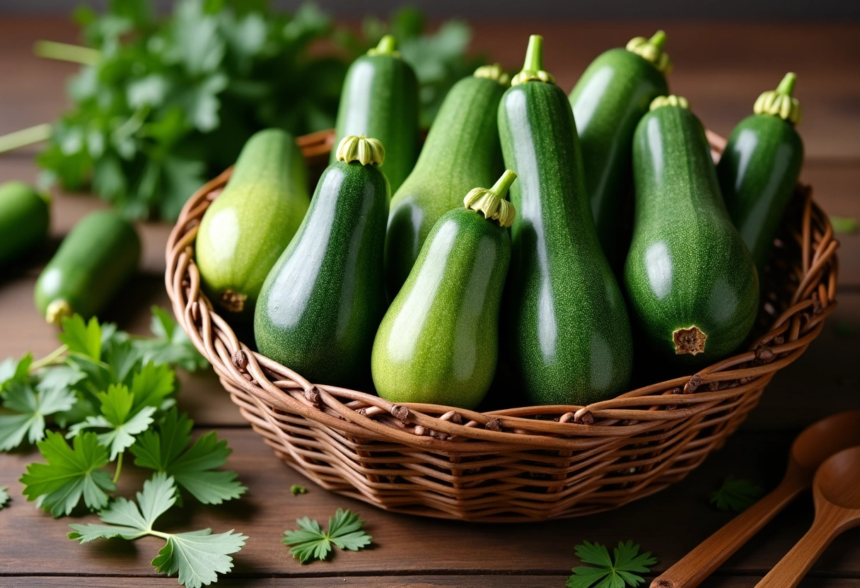 courgettes marché