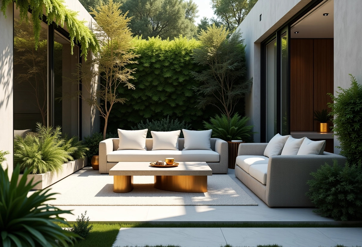 jardin moderne